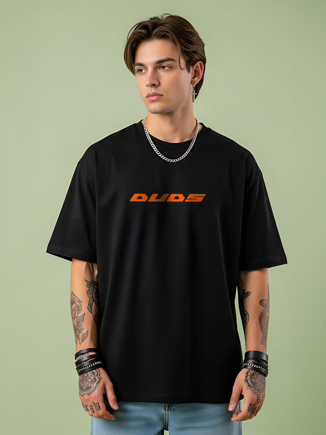 Mens Oversized Goku Graphic T-shirt Print