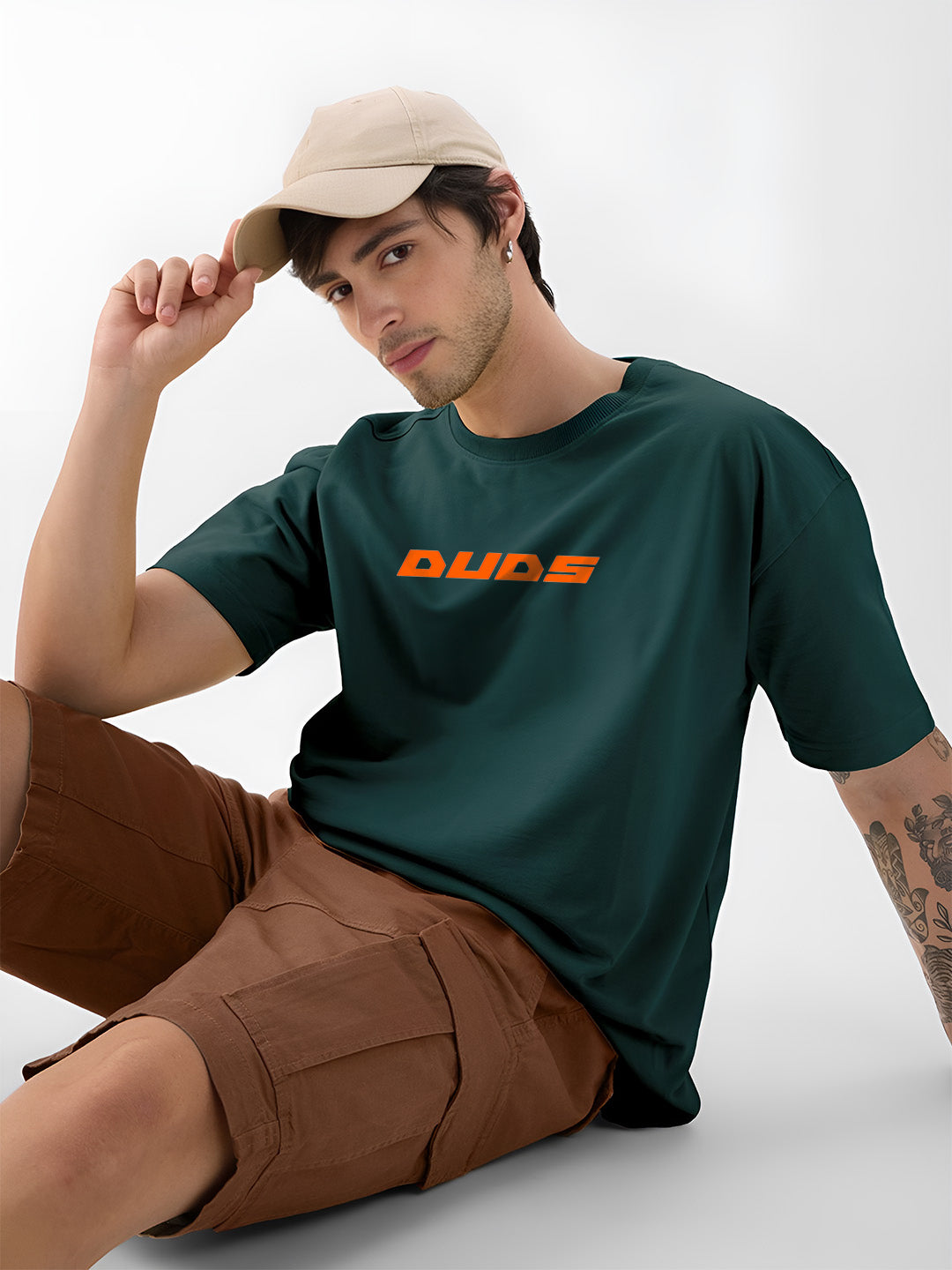 Mens Oversized Goku Graphic T-shirt Print