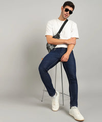 ANGERHOOD Relaxed Fit Men Blue Jeans
