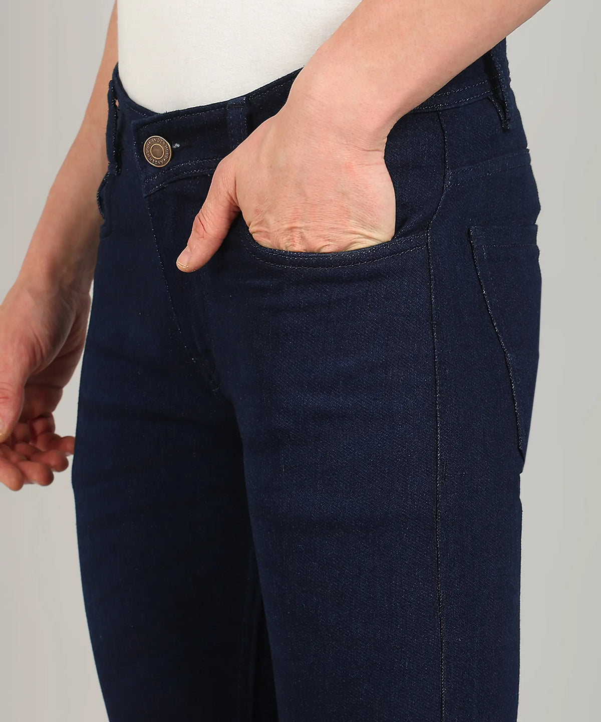 ANGERHOOD Relaxed Fit Men Blue Jeans