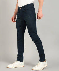 ANGERHOOD Relaxed Fit Men Dark Green Jeans