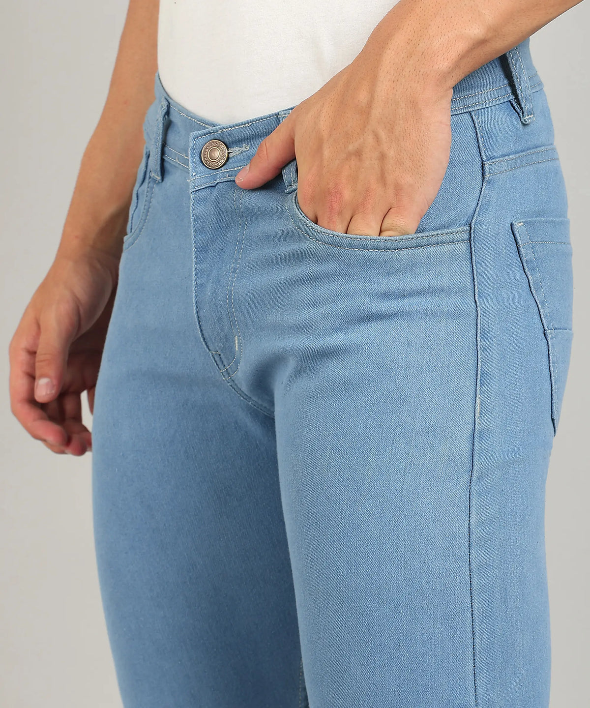ANGERHOOD Relaxed Fit Men Blue Jeans