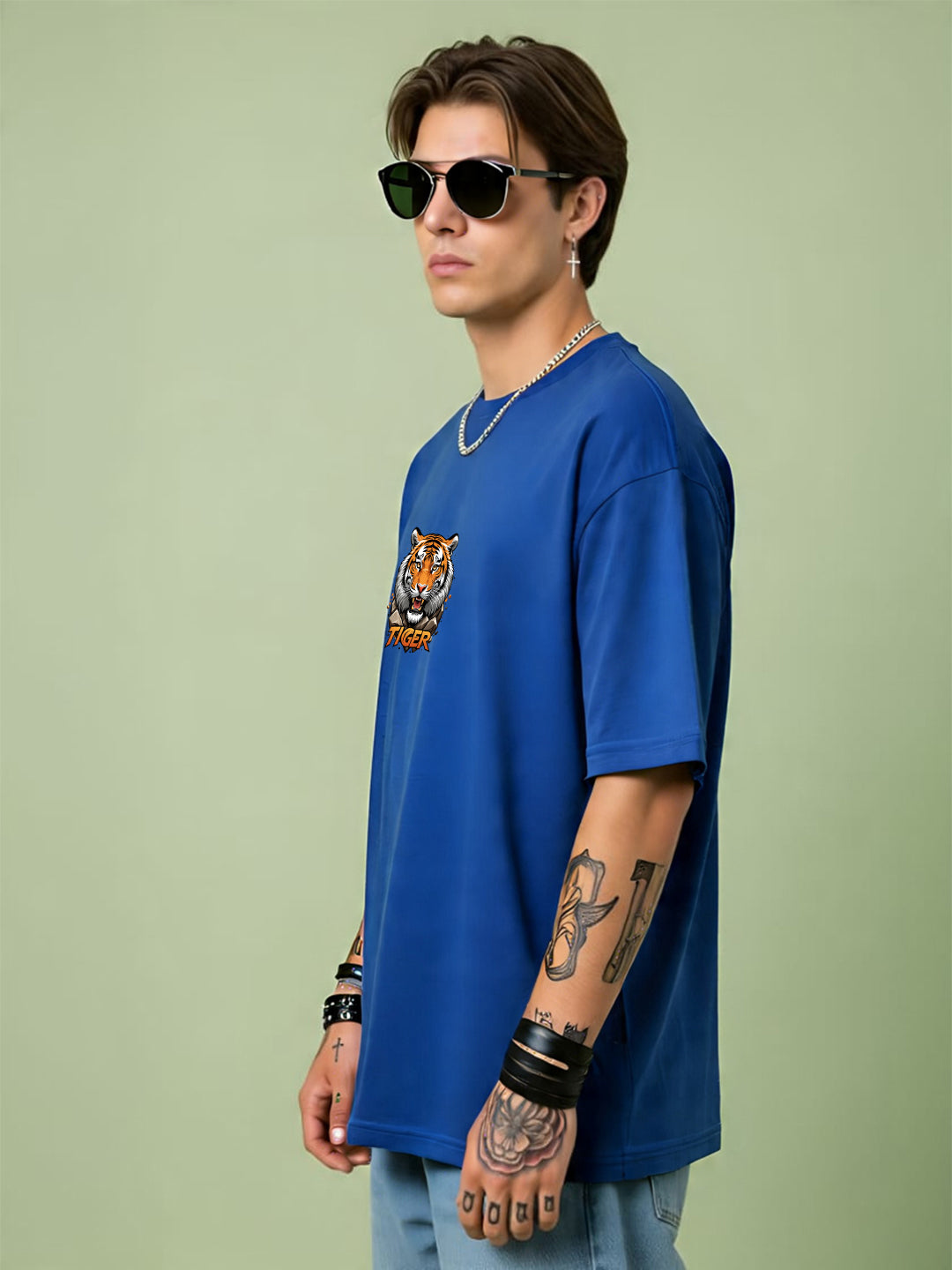 Fearless Tiger Oversized  T-shirt