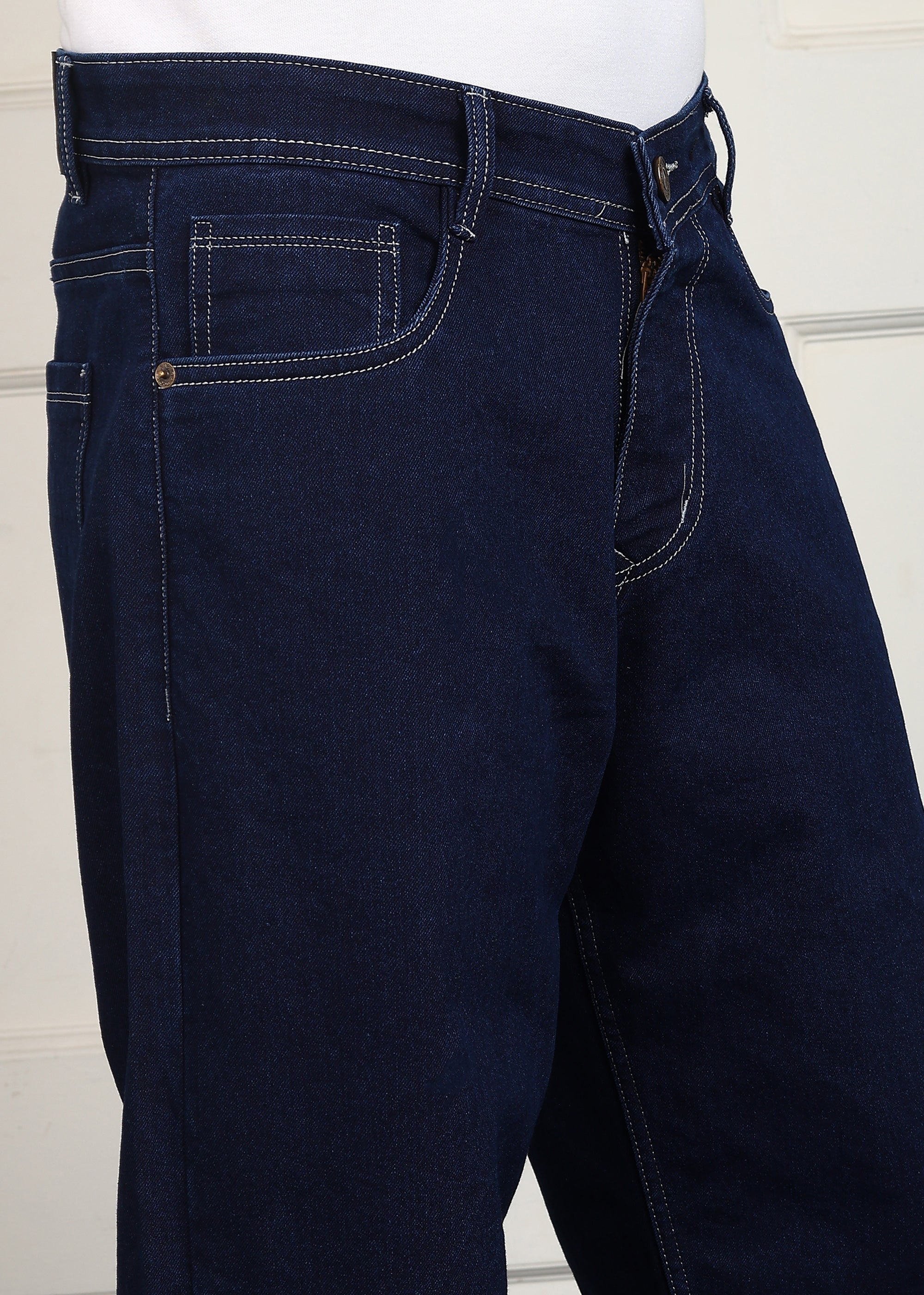 ANGERHOOD Loose Fit Men Dark Blue  Jeans