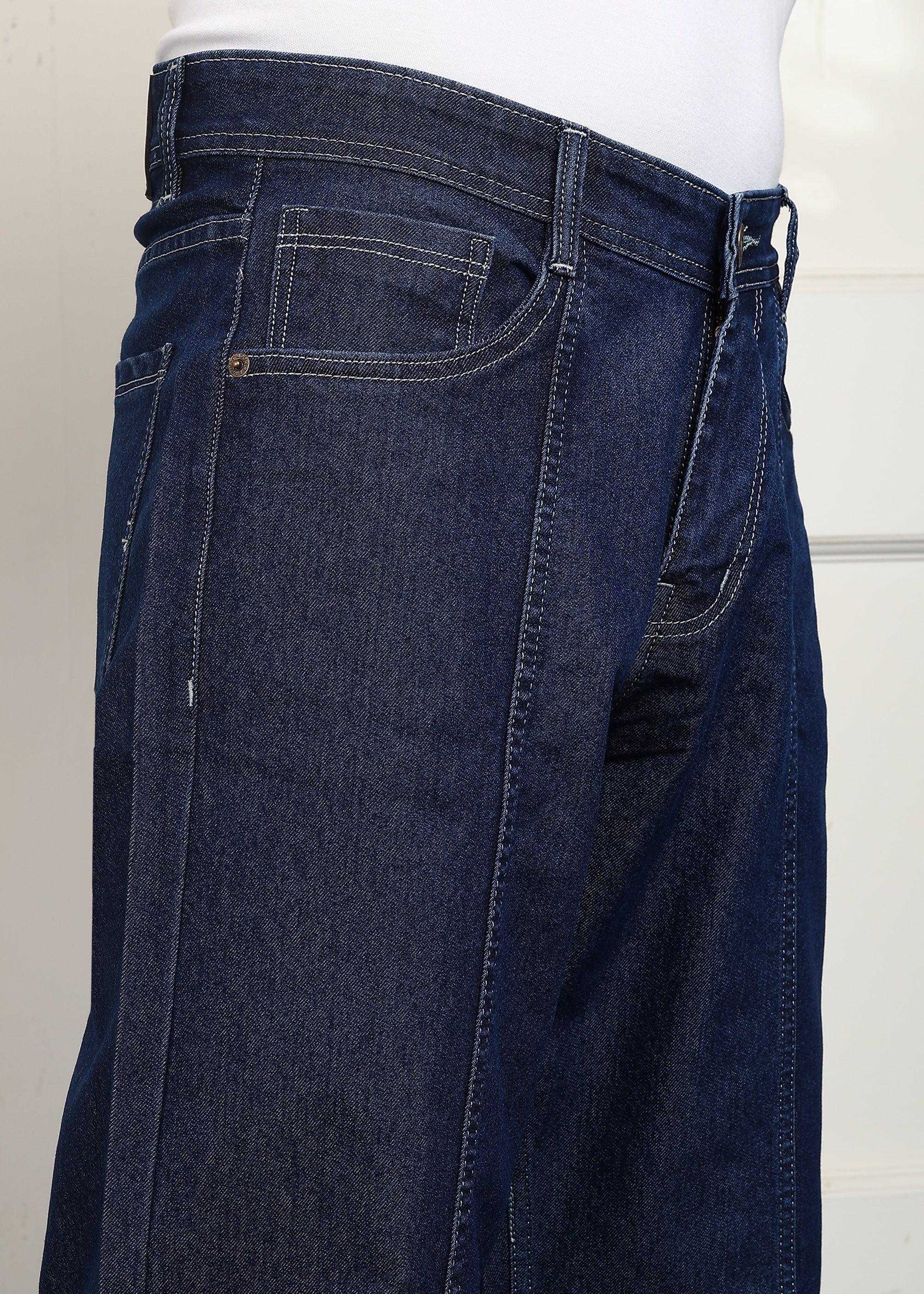 ANGERHOOD Loose Fit Men Dark Blue  Jeans