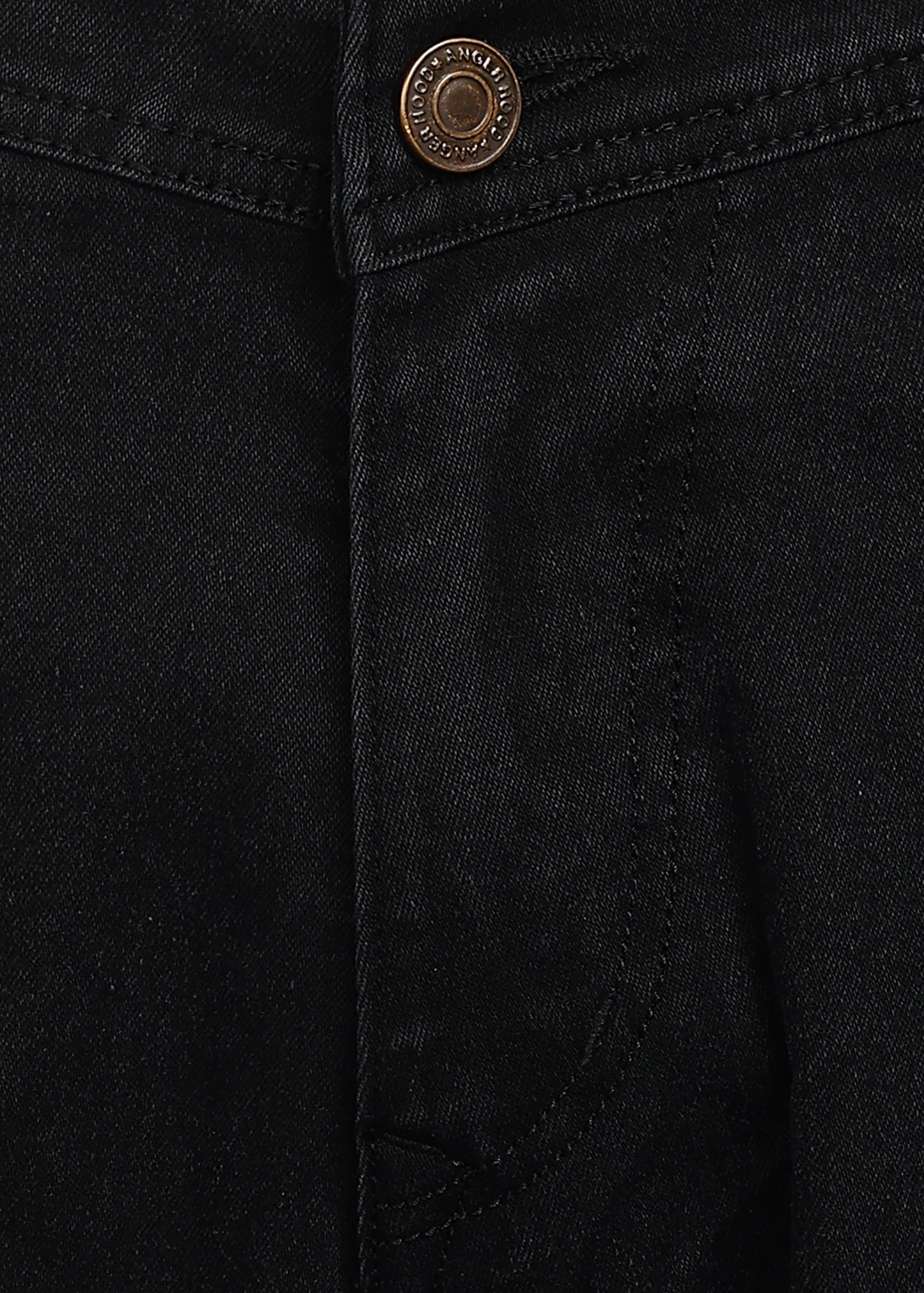 ANGERHOOD Loose Fit Men Black Jeans